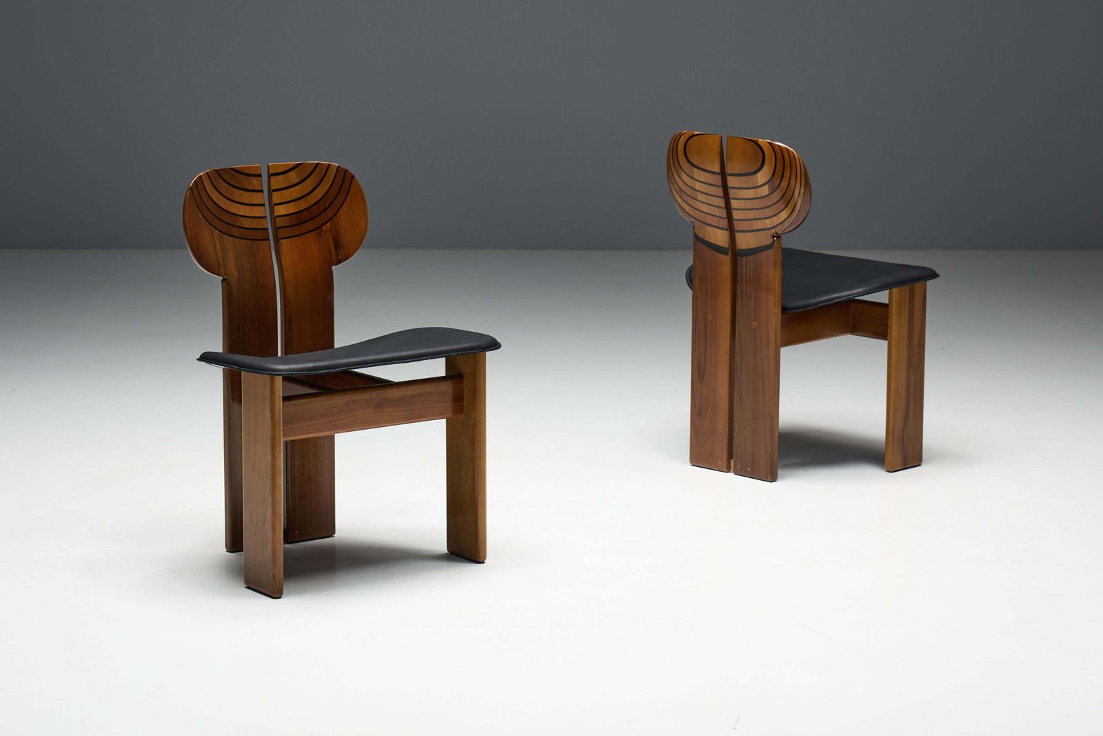 photo vinterior Dining Chairs 'Africa' By Afra & Tobia Scarpa For Maxalto, Italy, 1970s