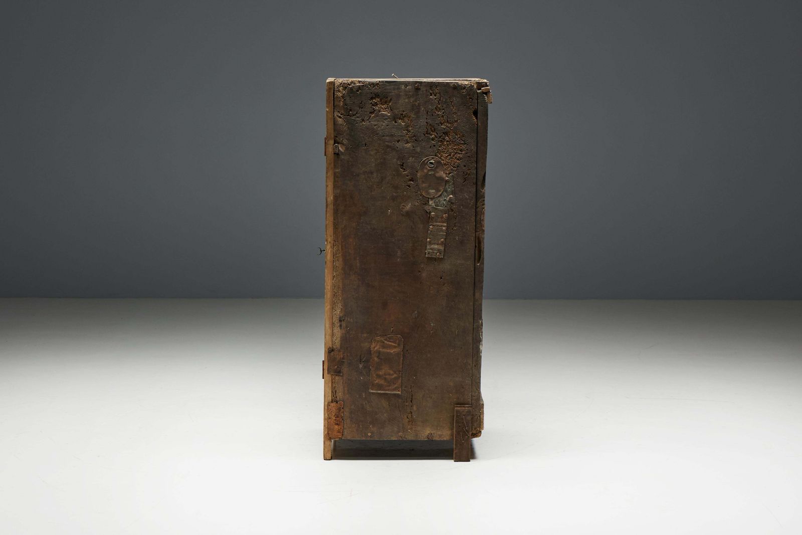 photo furniture Primitive Folk Art Cabinet, France, 19th Century