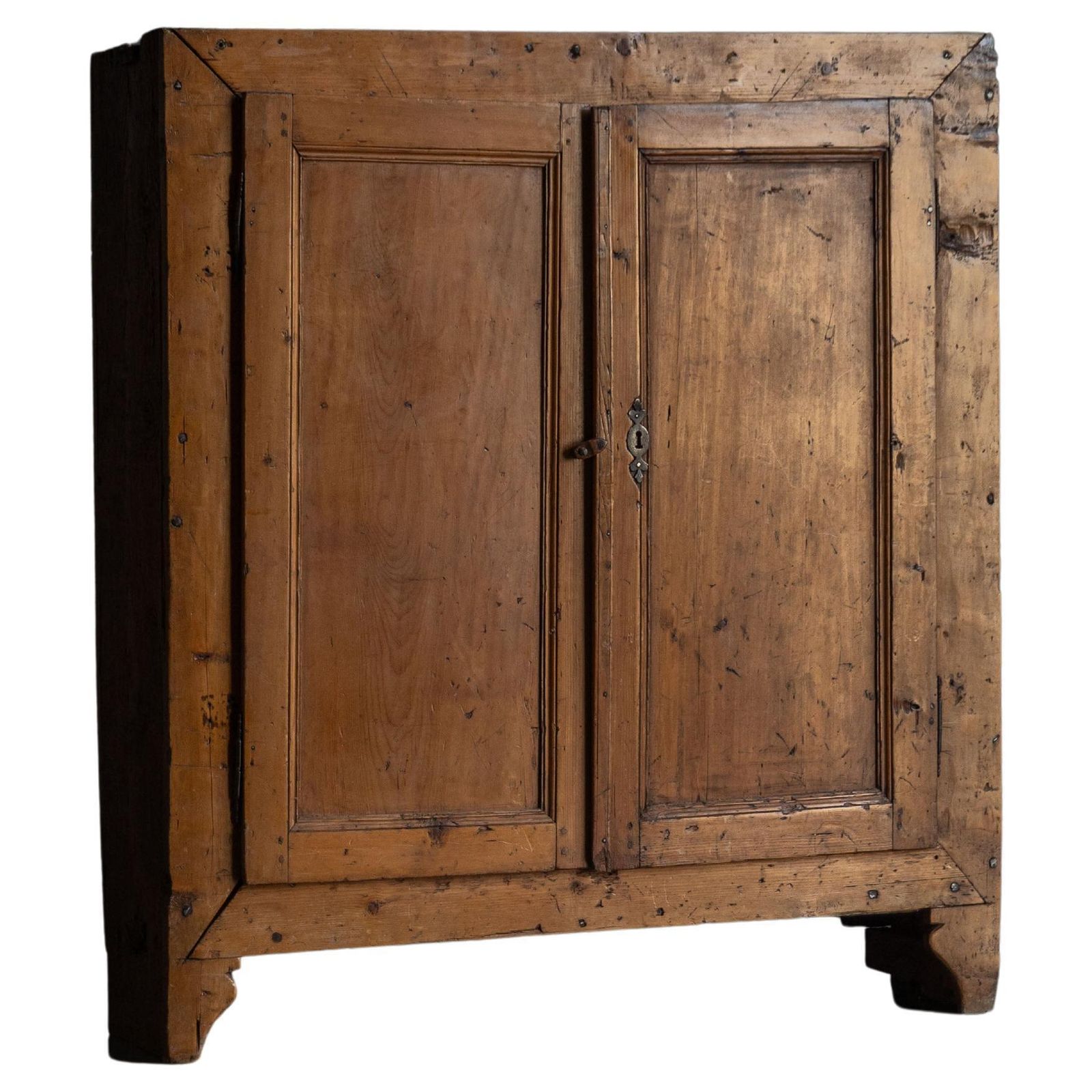 Rustic Folk Art Cabinet, France, 19th Century