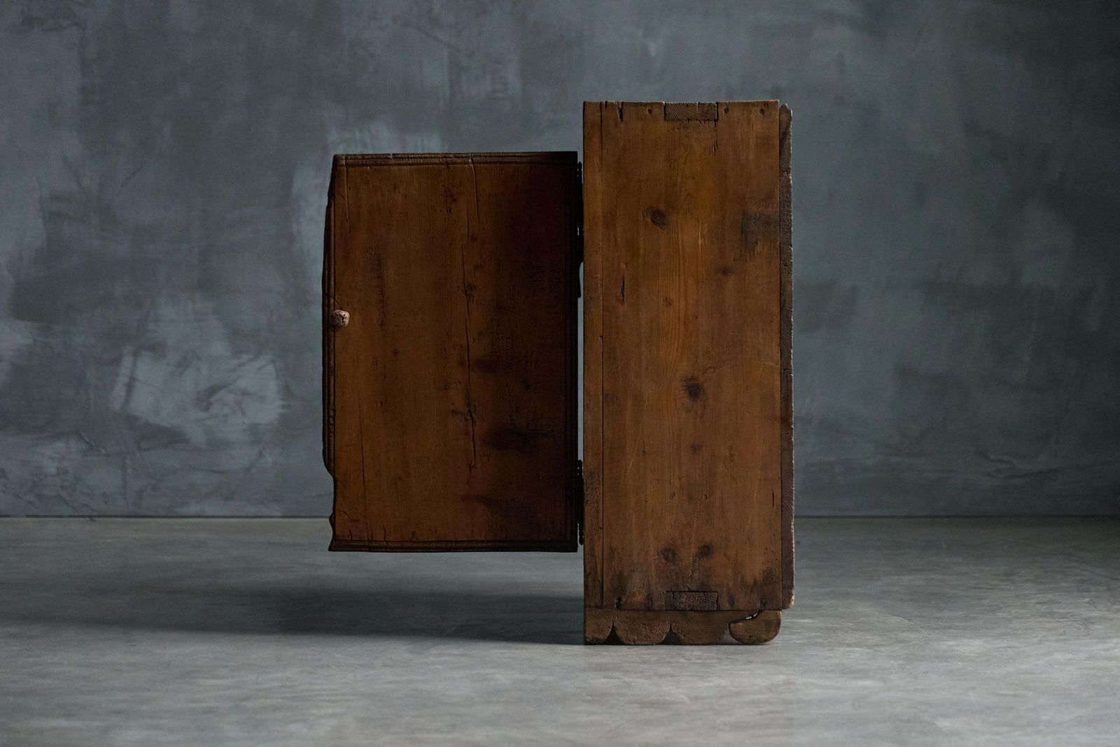 photo furniture Rustic Alpine Cupboard, France, Early 19th Century