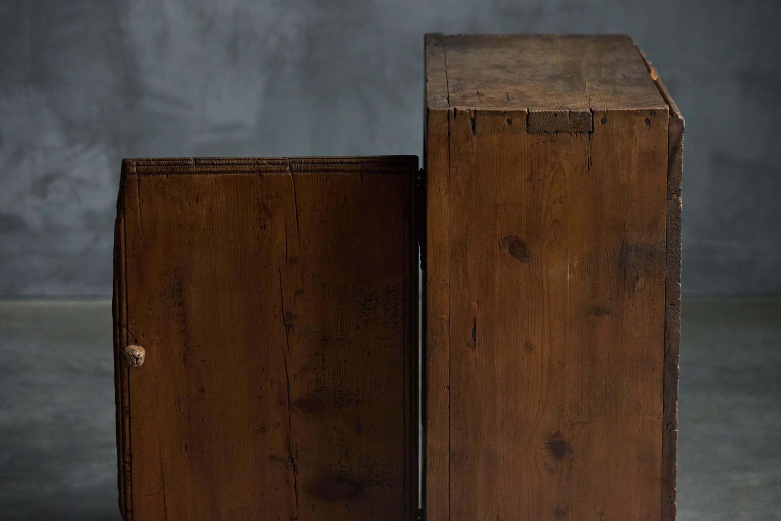 photo for sale Rustic Alpine Cupboard, France, Early 19th Century