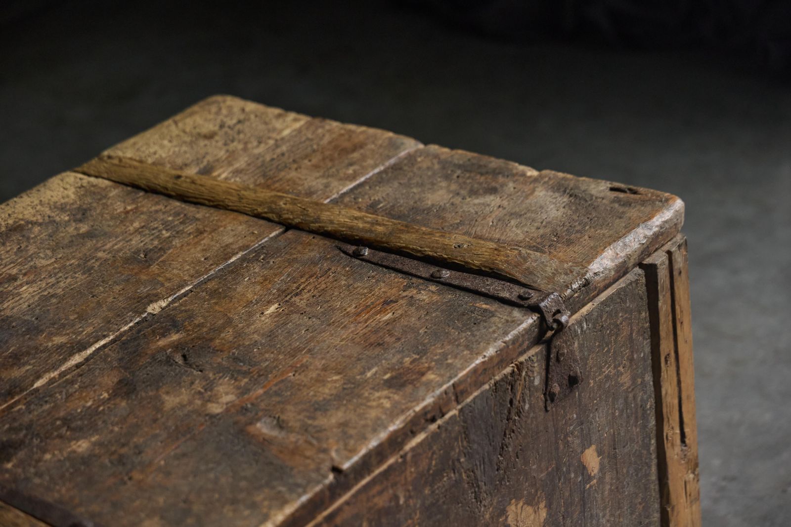 Furniture Primitive Rural Chest, France, 19th Century photo