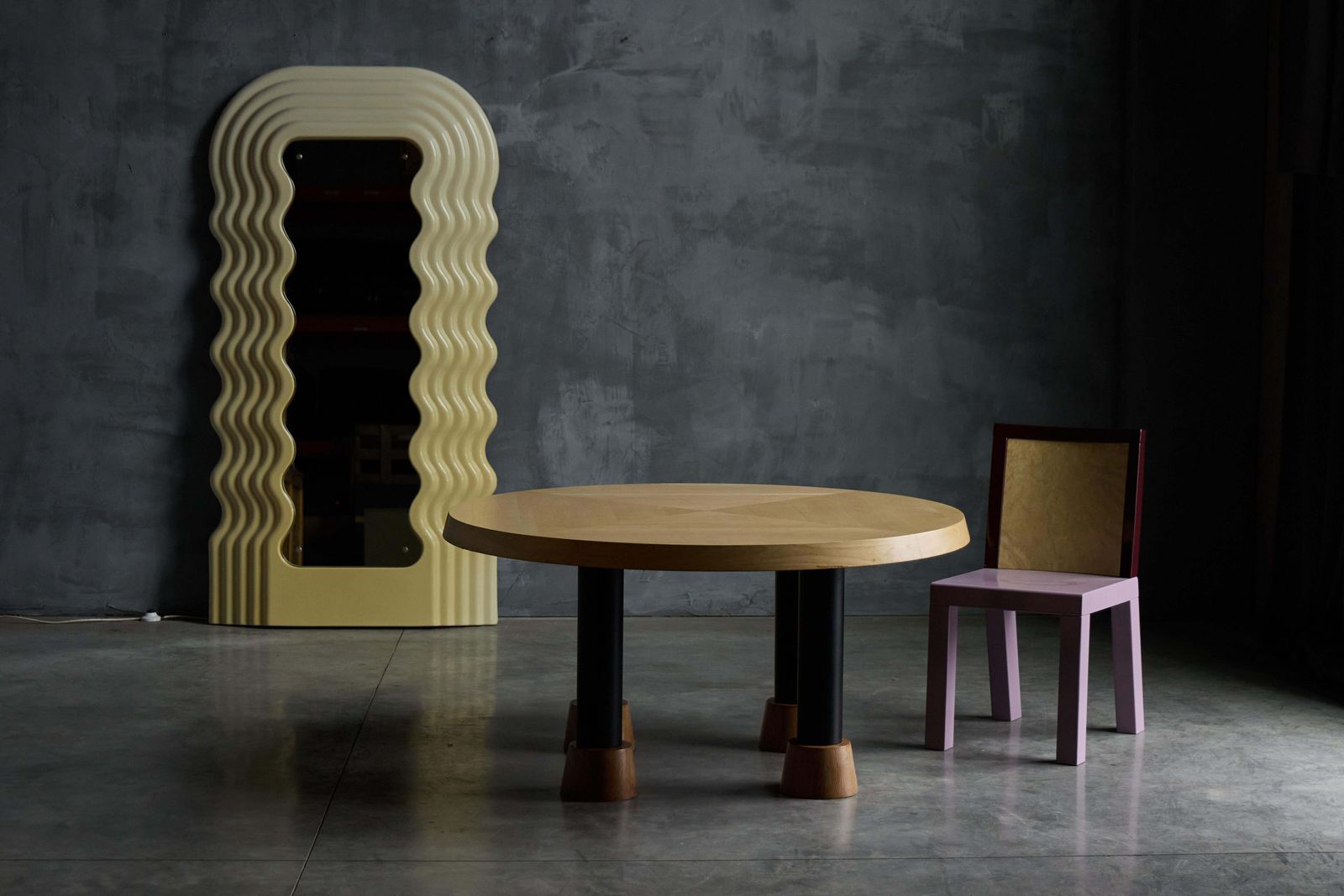 photo buy Early Ultrafragola Mirror By Ettore Sottsass For Poltronova, Italy, 1970s