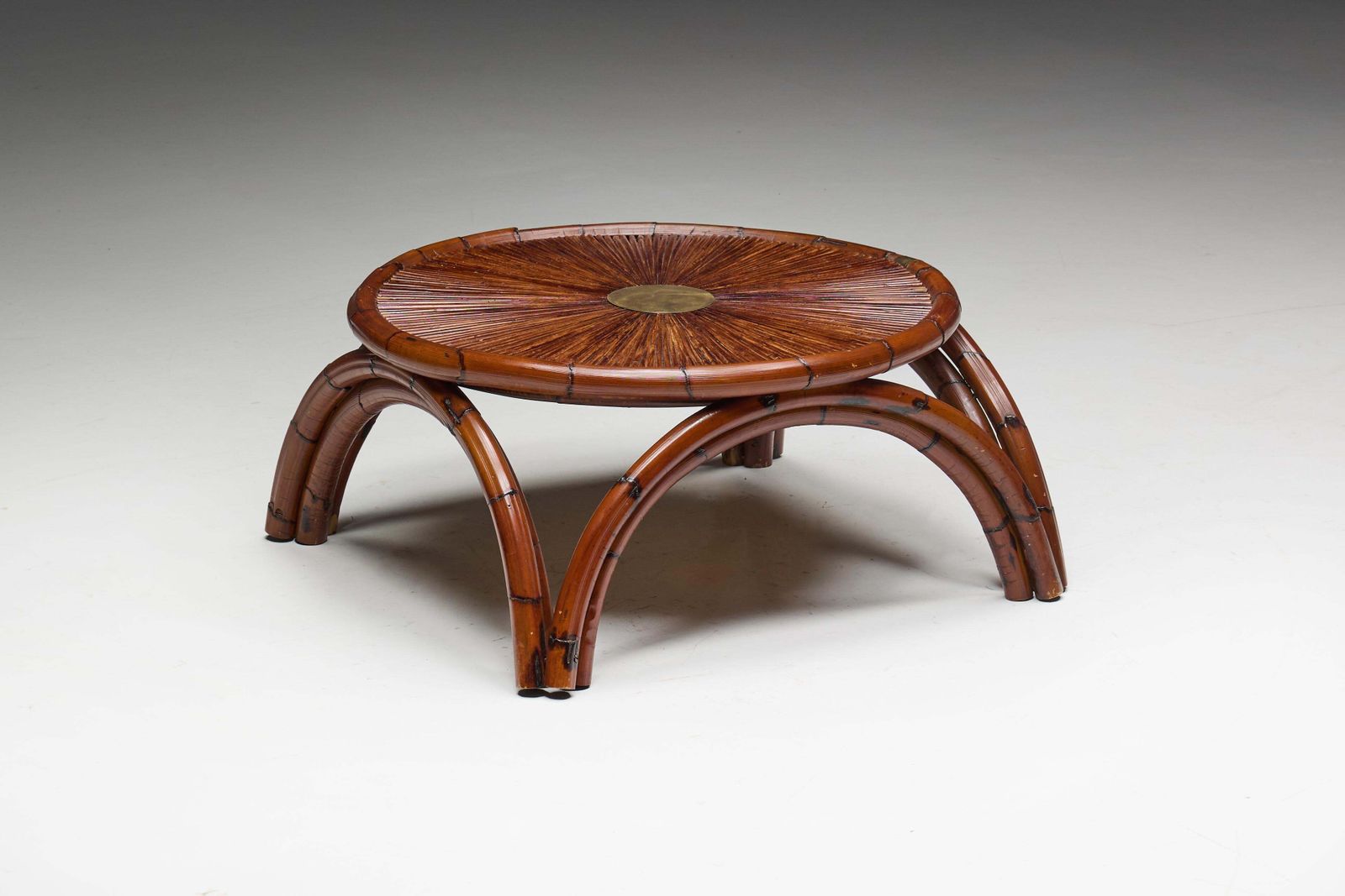 Bamboo Coffee Table By Gabriella Crespi, Italy, 1970s photo buy