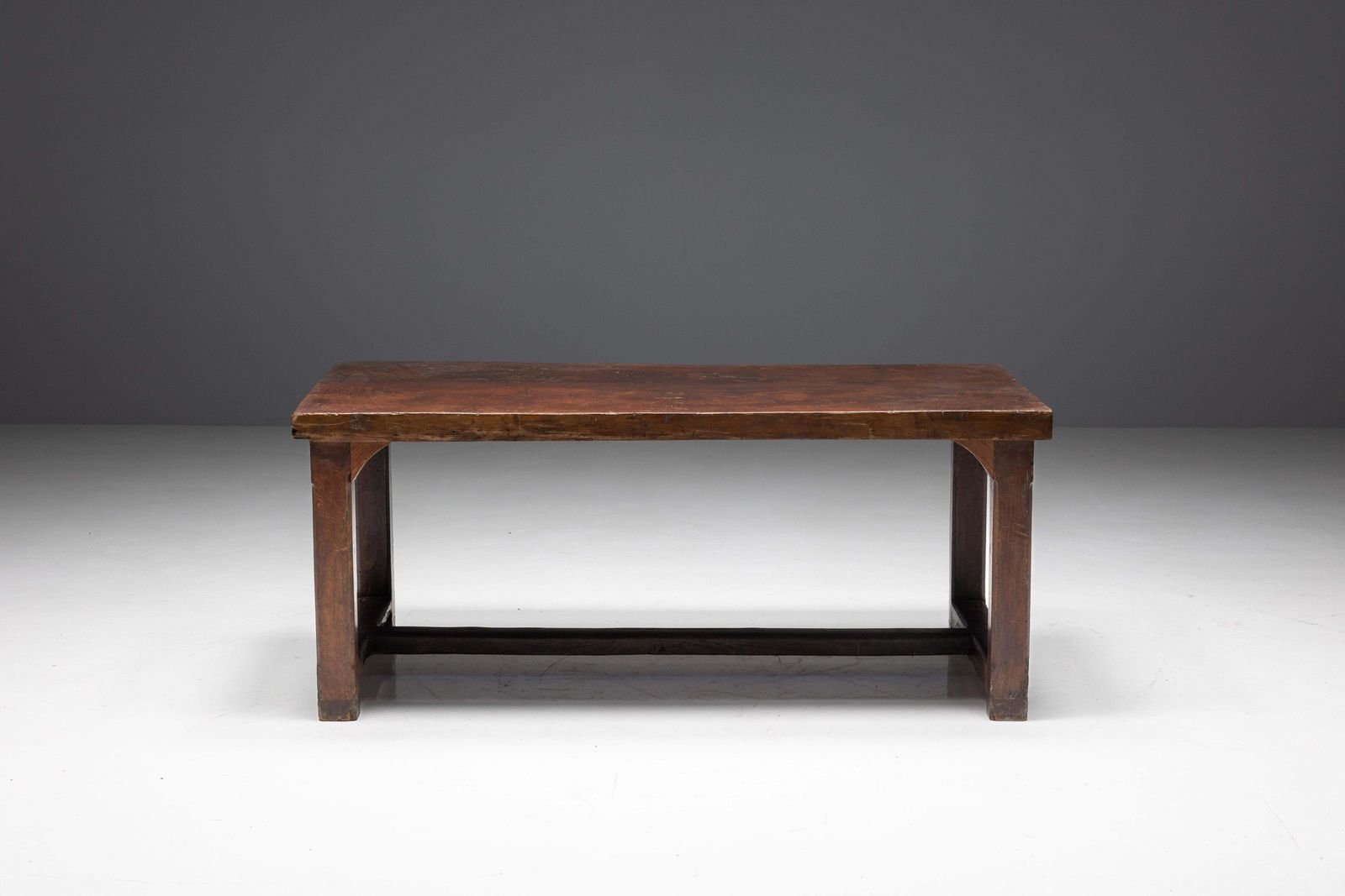 Brutalist Art Populaire Dining Table, France, 19th Century photo furniture