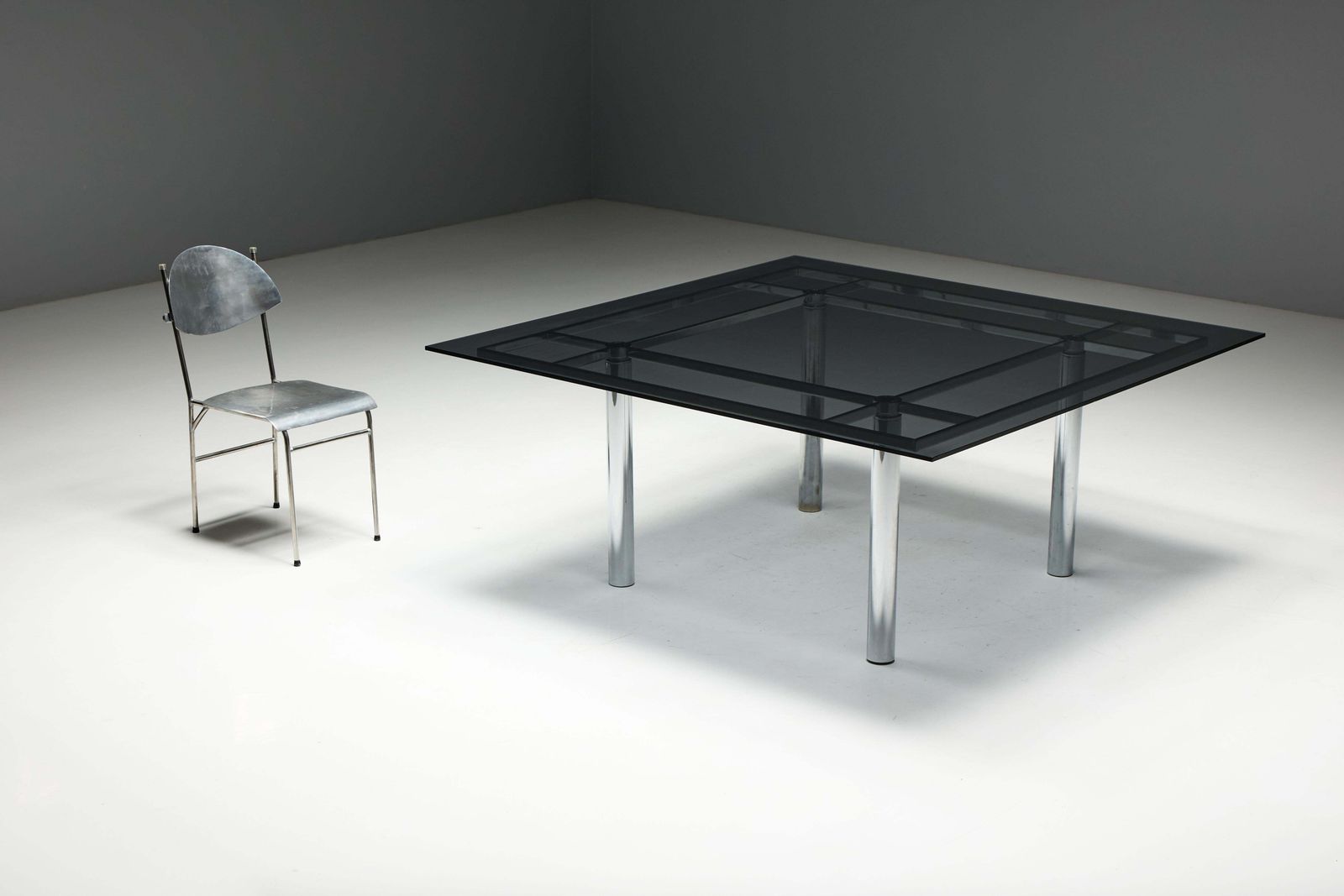 Furniture Dining Table 'Andre' By Tobia Scarpa For Gavina, Italy, 1960s photo