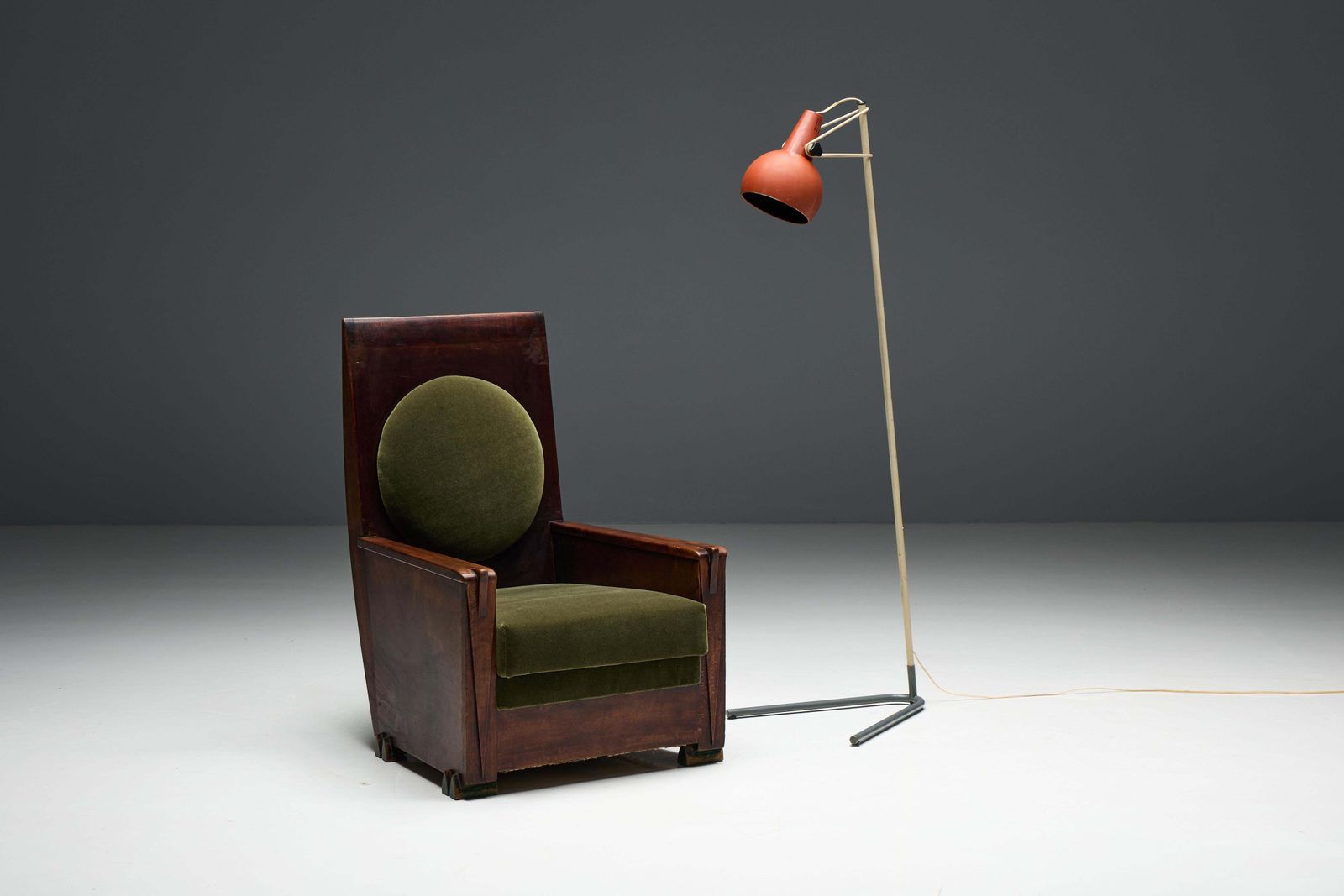 'Nx29' Floor Lamp By Louis Kalff For Philips, Netherlands, 1950s photo Lighting