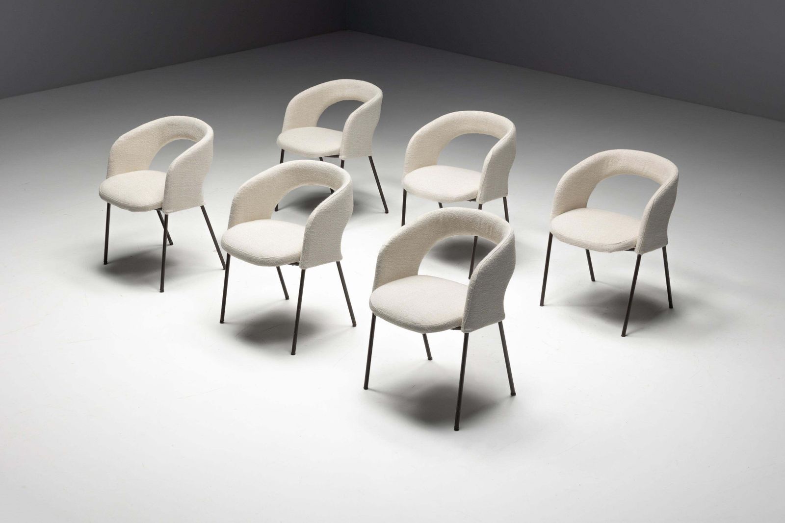 Dining Chairs By Gastone Rinaldi For Rima, Italy, 1950s photo for sale