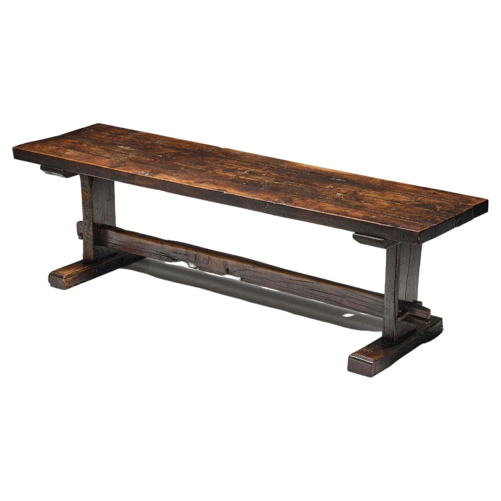 Robust Travail Populaire Farm Table, France, 19th Century