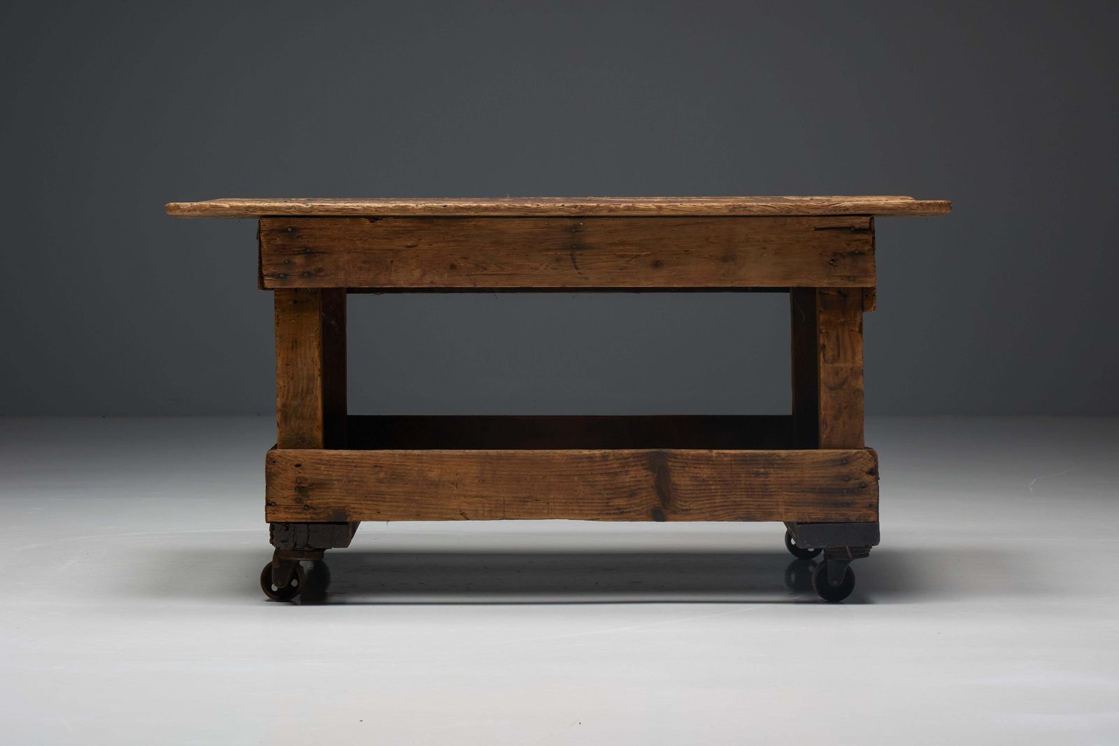 Primitive Industrial Table, France, 19th Century photo 4195.0