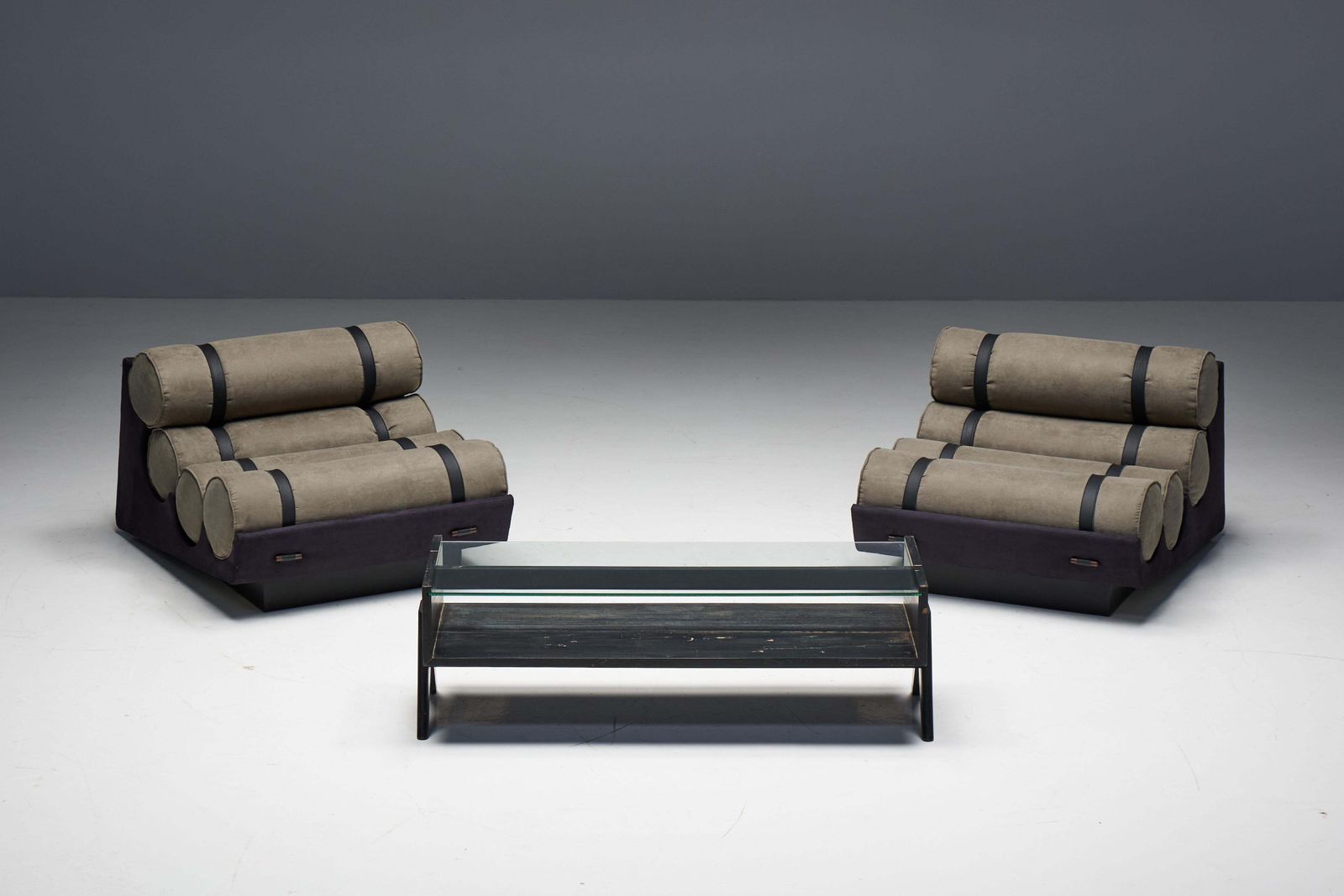 photo vintage Sculptural Brazilian Modernist Lounge Chair, Brazil, 1970s