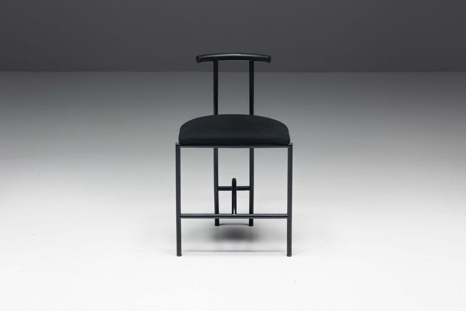 712.0 Postmodern "Tokyo" Dining Chairs By Rodney Kinsman For Bieffeplast, Italy, 1980s photo