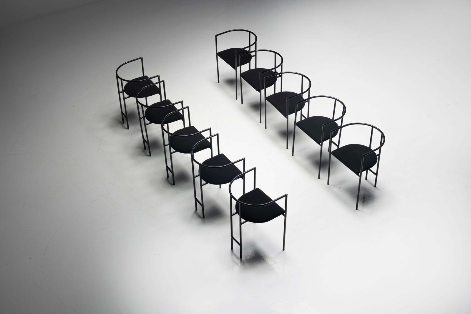 Postmodern "Tokyo" Armchairs By Rodney Kinsman For Bieffeplast, Italy, 1980s photo for sale