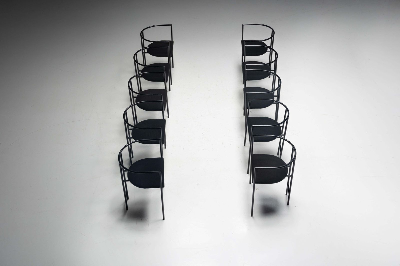 Postmodern "Tokyo" Armchairs By Rodney Kinsman For Bieffeplast, Italy, 1980s photo Furniture