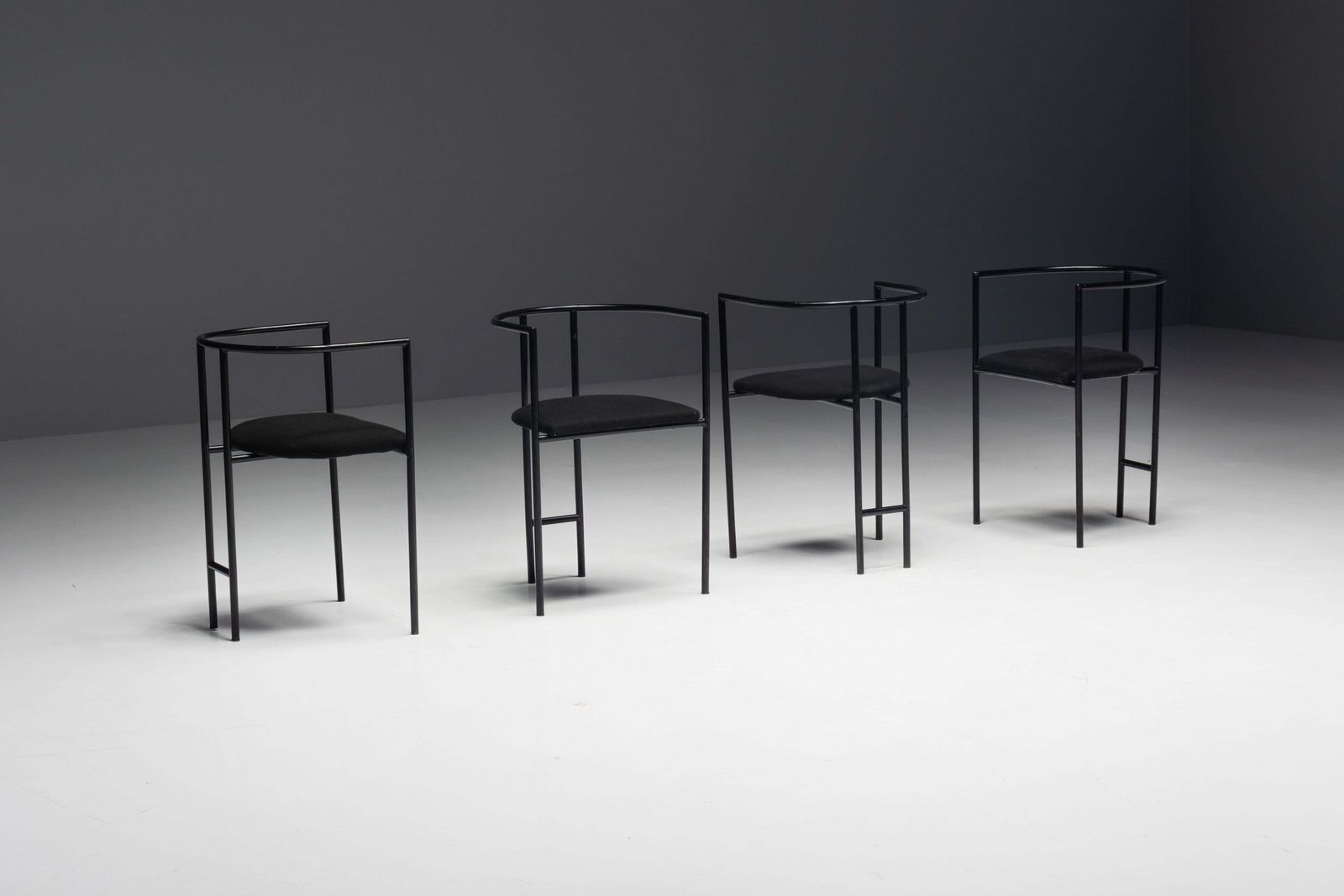 Postmodern "Tokyo" Armchairs By Rodney Kinsman For Bieffeplast, Italy, 1980s photo buy