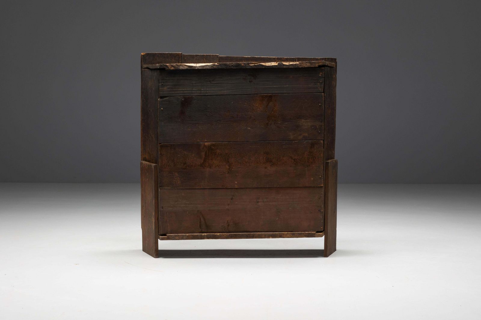 photo furniture Art Populaire Alpine Cupboard, France, 19th Century