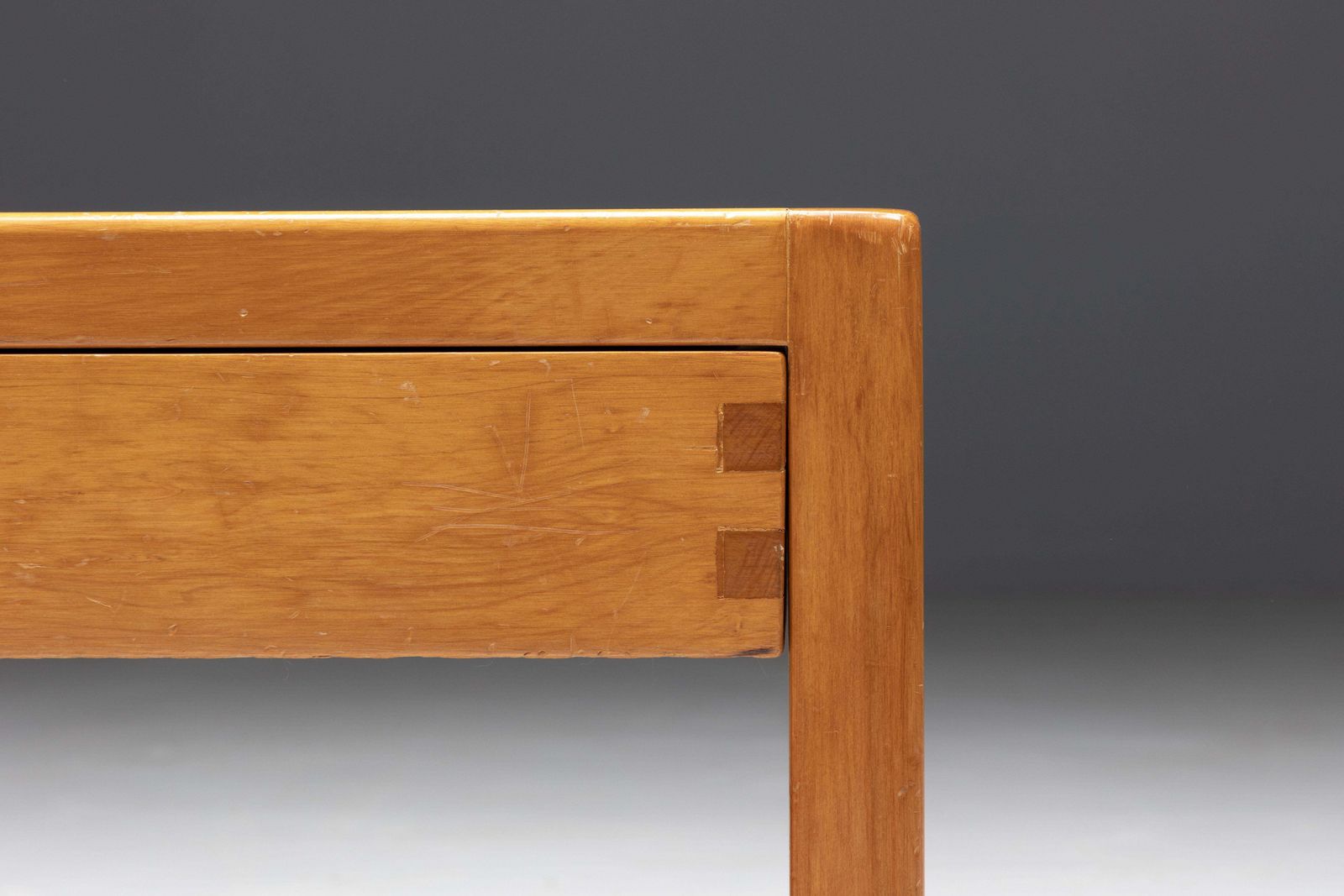 Pine Bedside Table Inspired By Charlotte Perriand, France, 1960s photo buy