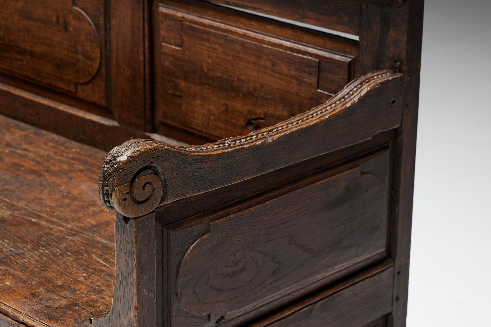 Art Populaire Chest Bench, France, 17th Century photo 4313.0