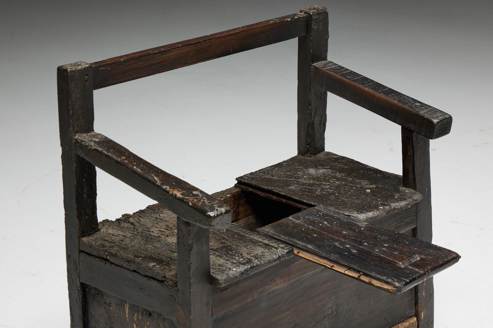Naive Wabi Sabi Bench, France, 19th Century photo vintage