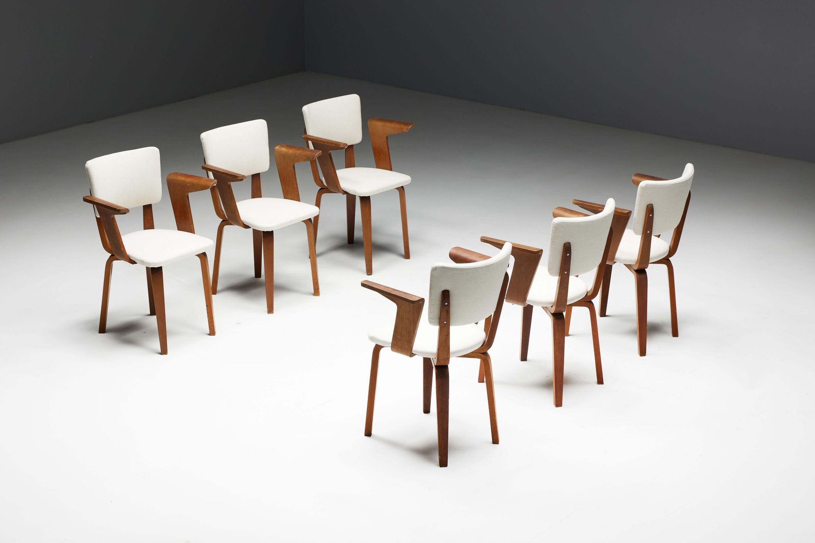 Dining Chairs By Cor Alons For Gouda Den Boer, Netherlands, 1950s photo vinterior