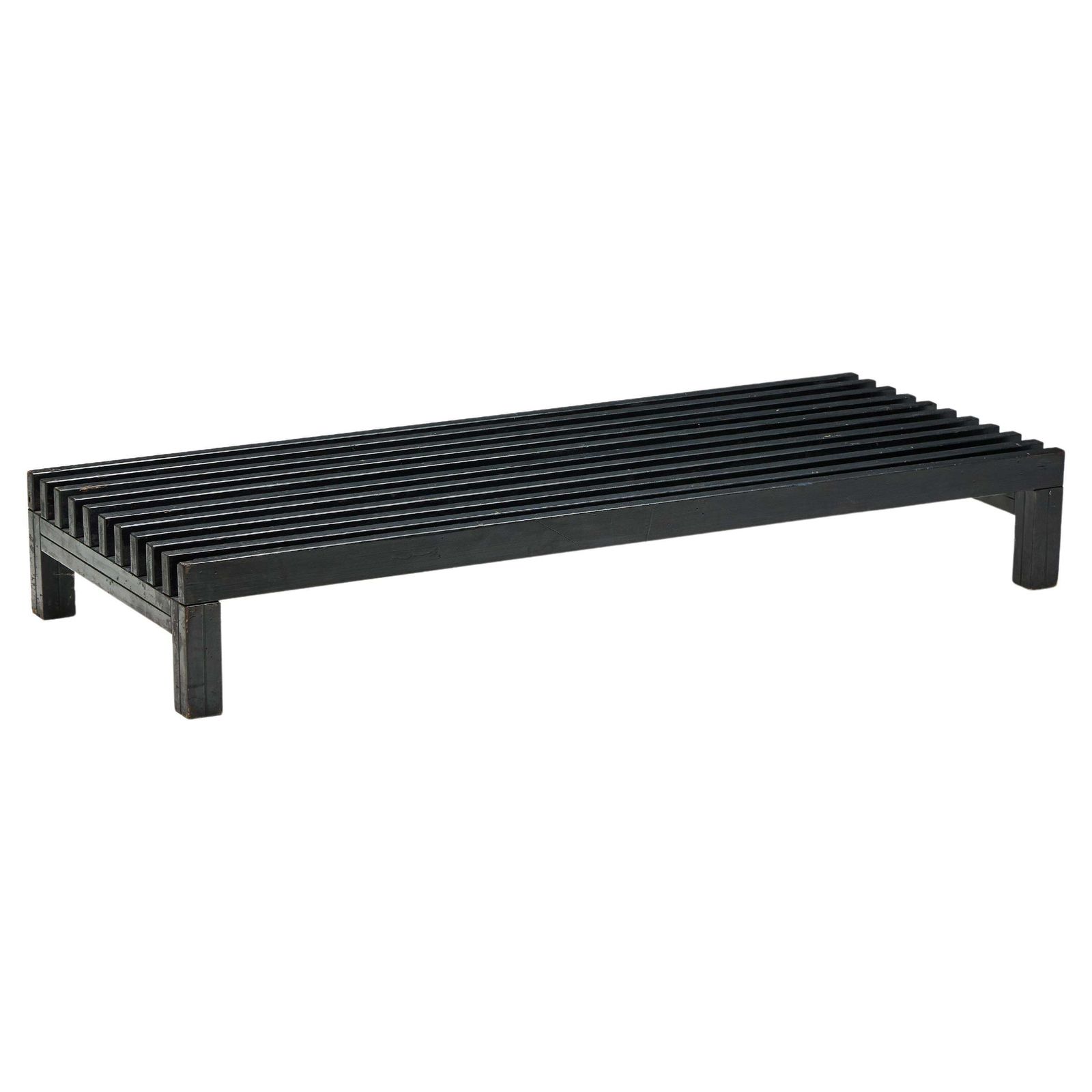 Mid Century Slatted Bench Or Coffee Table, France, 1960s