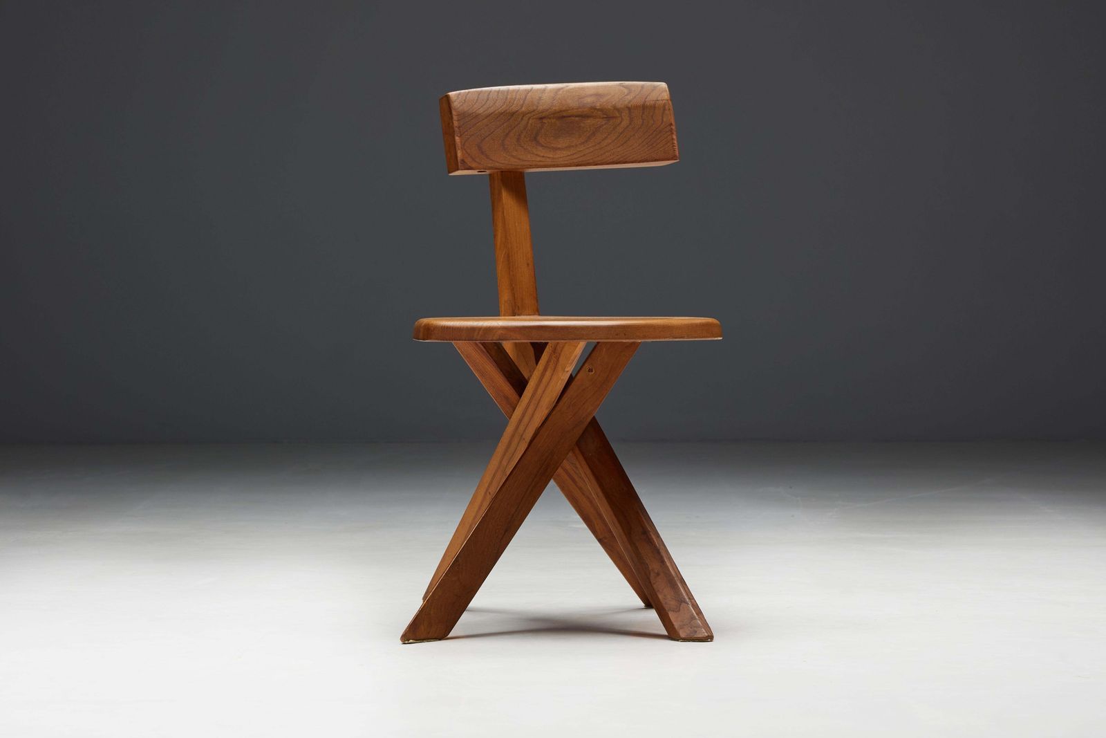 S34 Dining Chairs By Pierre Chapo, France, 1970s photo Furniture