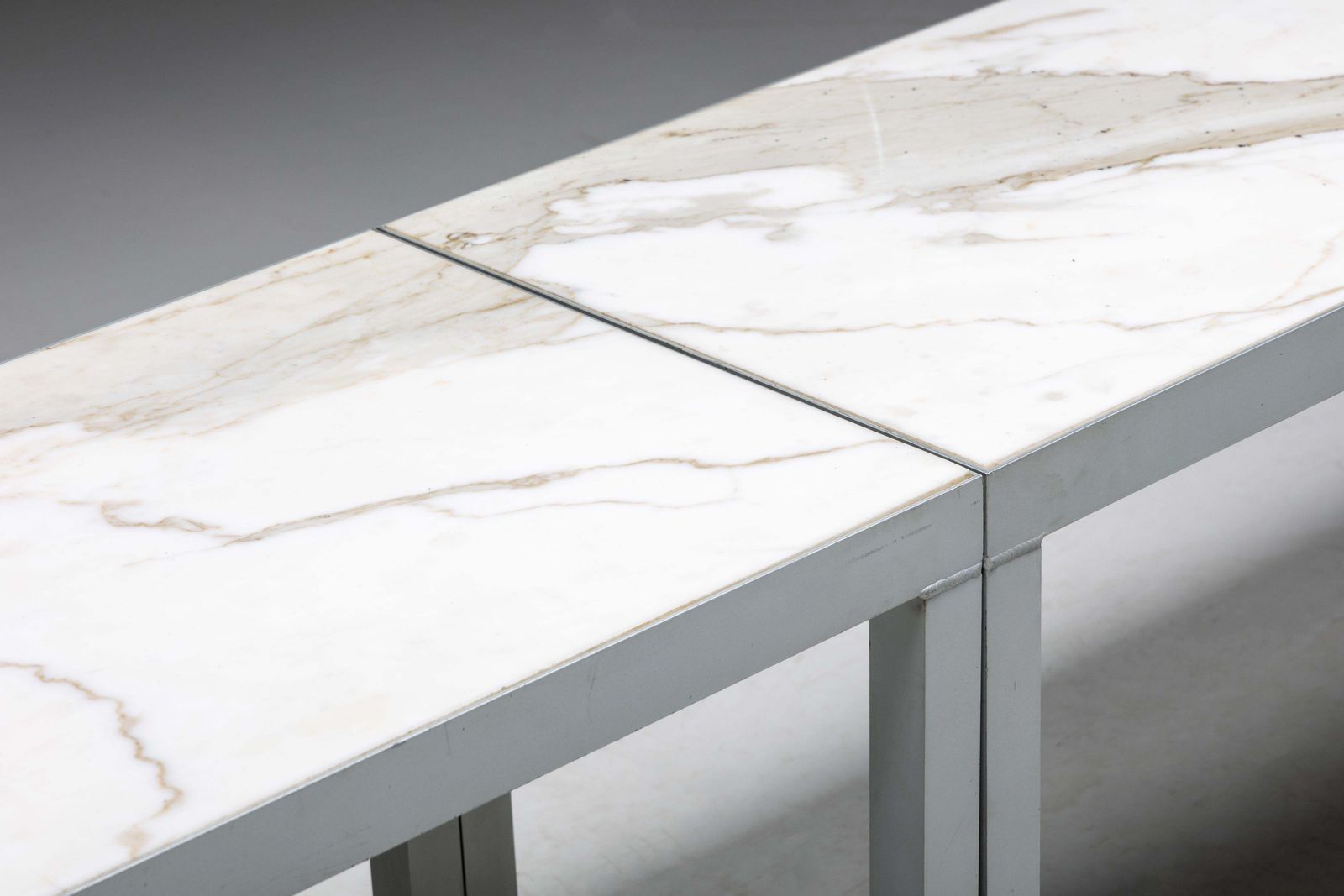 Carrara Marble Console Table By Philippe Starck, France, 1990s photo buy