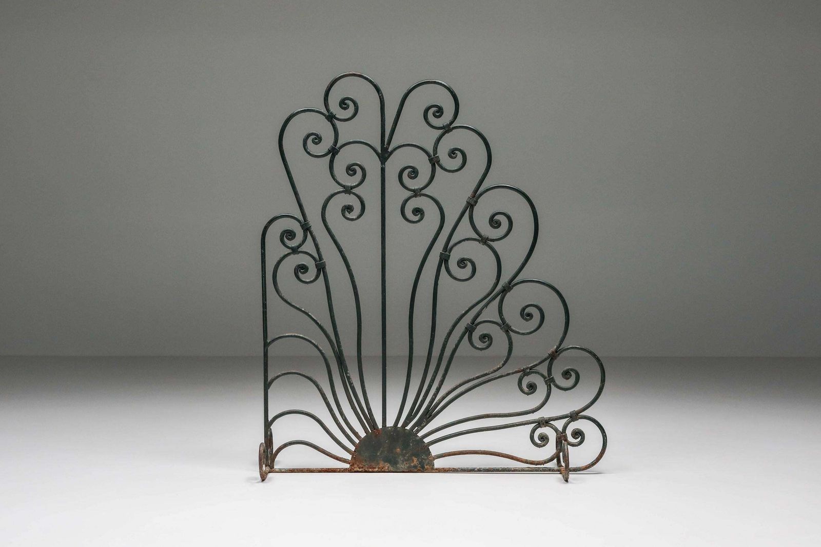 Orientalist Room Divider In Wrought Iron, France, 1900s photo buy