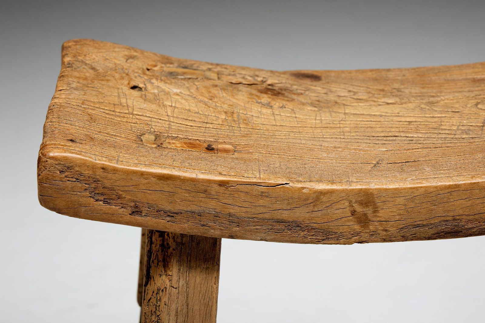 Rustic Folk Art Stool, France, Early 20th Century photo buy