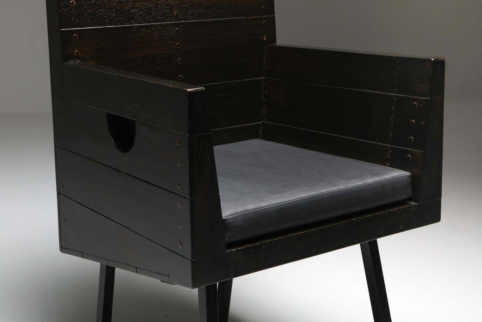 Modernist Armchair By Dom Hans Van Der Laan, Netherlands, 1960s photo vinterior