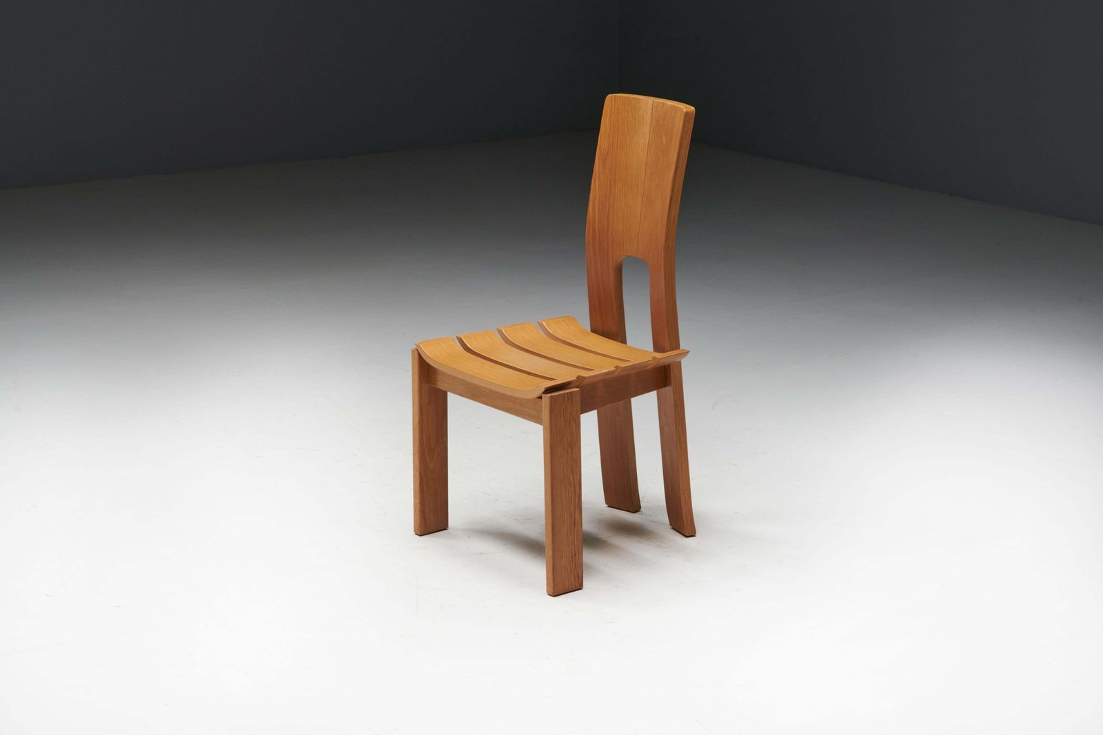 Furniture Scandinavian Modern Plywood Dining Chairs, 1970s photo