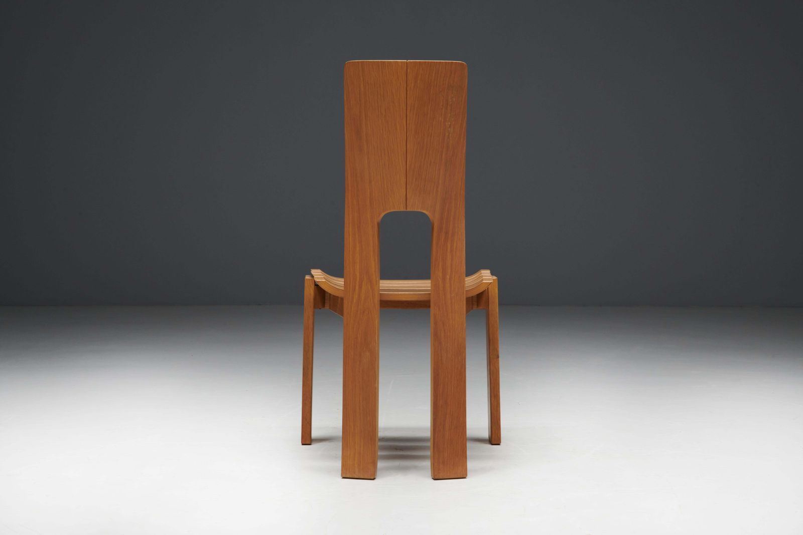 photo vinterior Scandinavian Modern Plywood Dining Chairs, 1970s