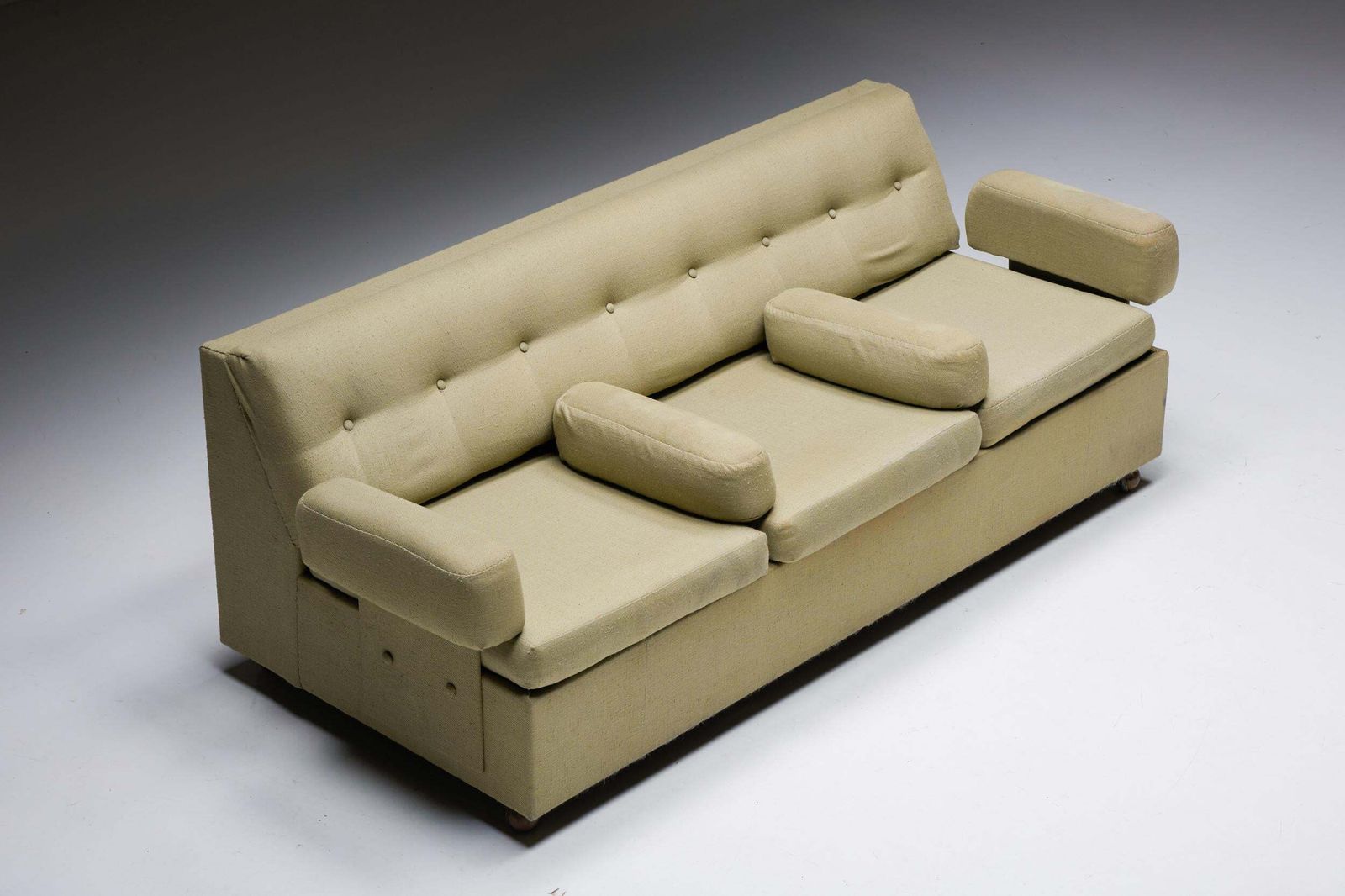 Sofa Daybed In Green Upholstery, Seng Company, Germany, 1930s photo Furniture