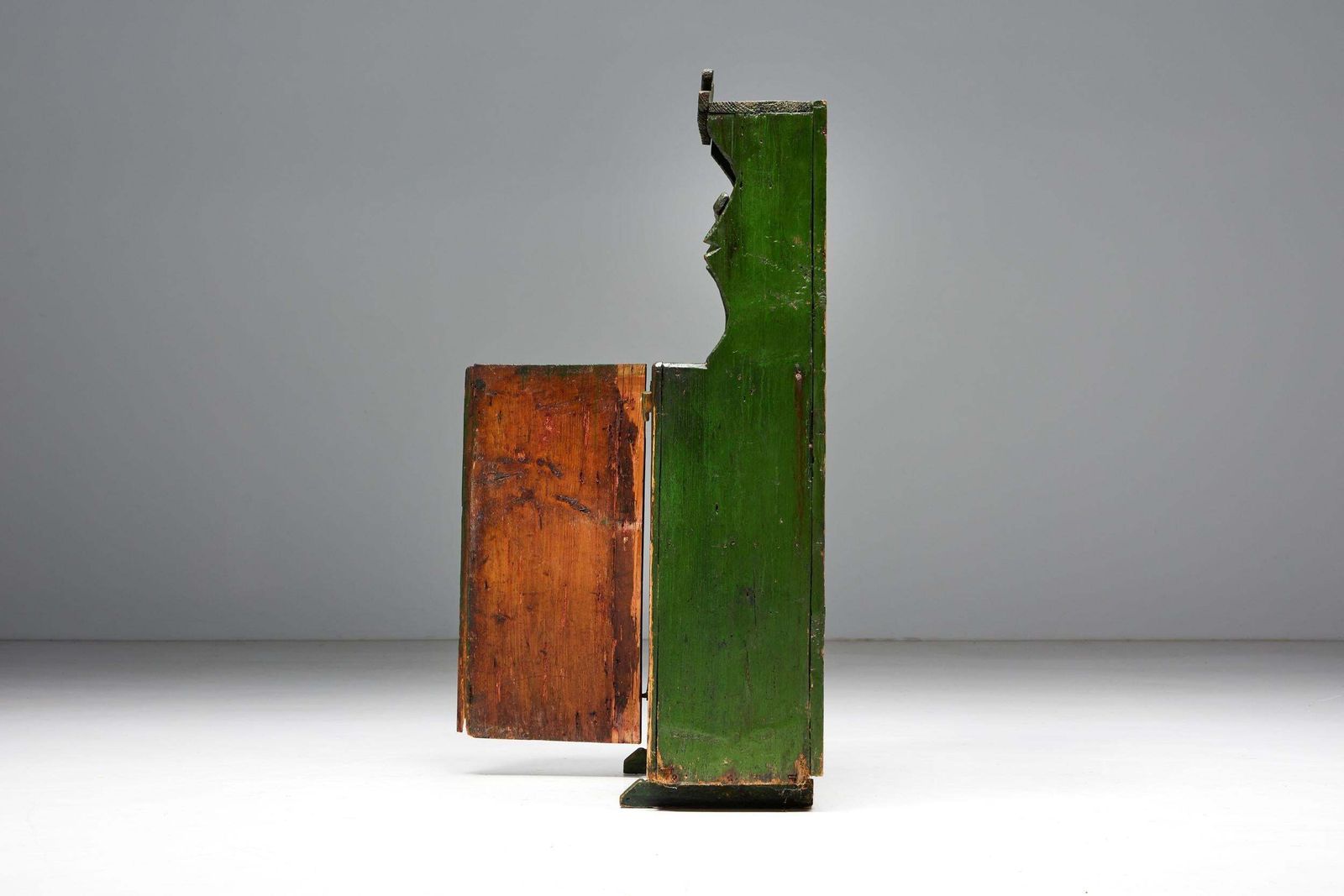 photo vinterior Rustic Folk Art Cabinet, France, Early 20th Century