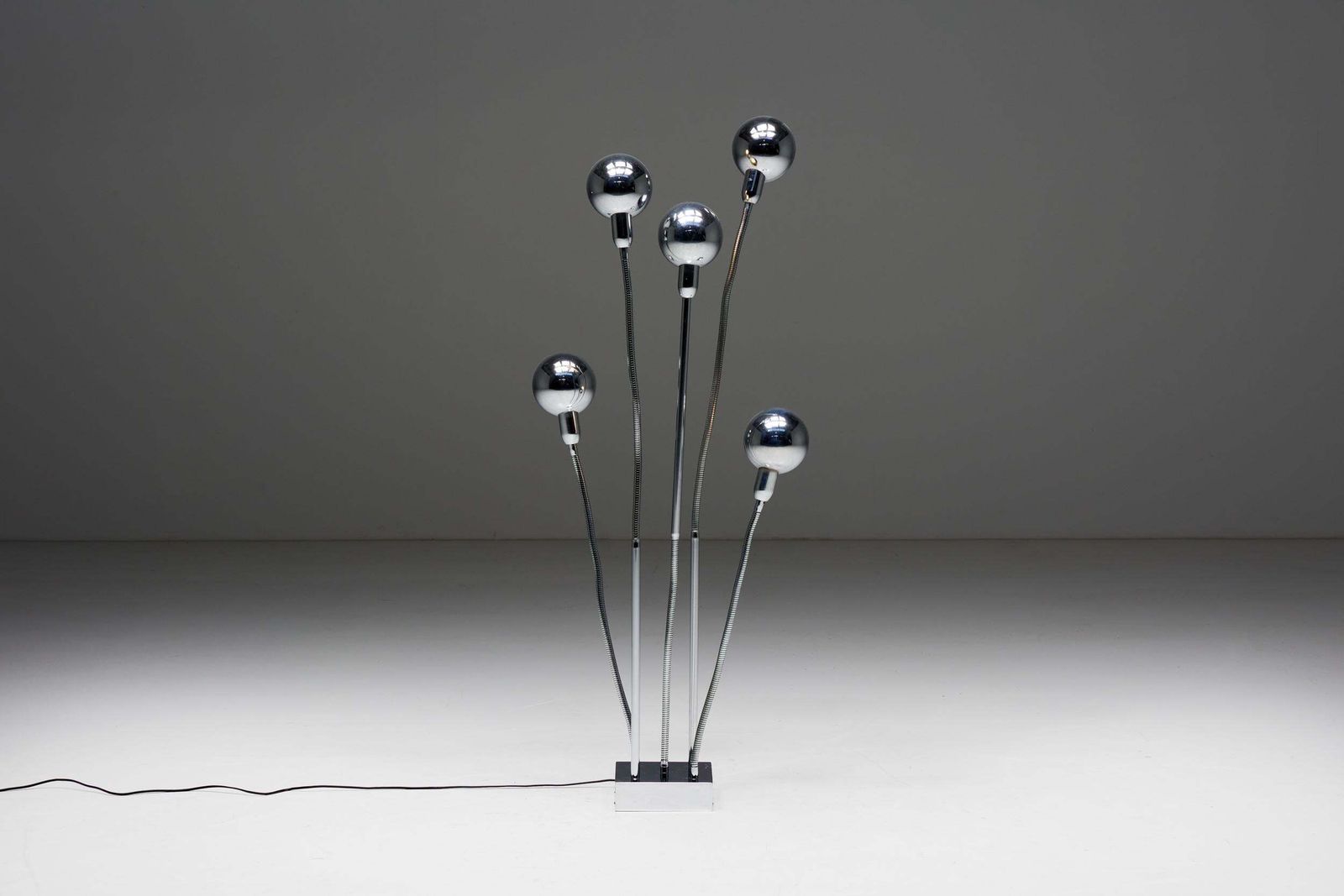Hydra Floor Lamp By Pierre Folie For Jacques Charpentier, France, 1970s photo furniture