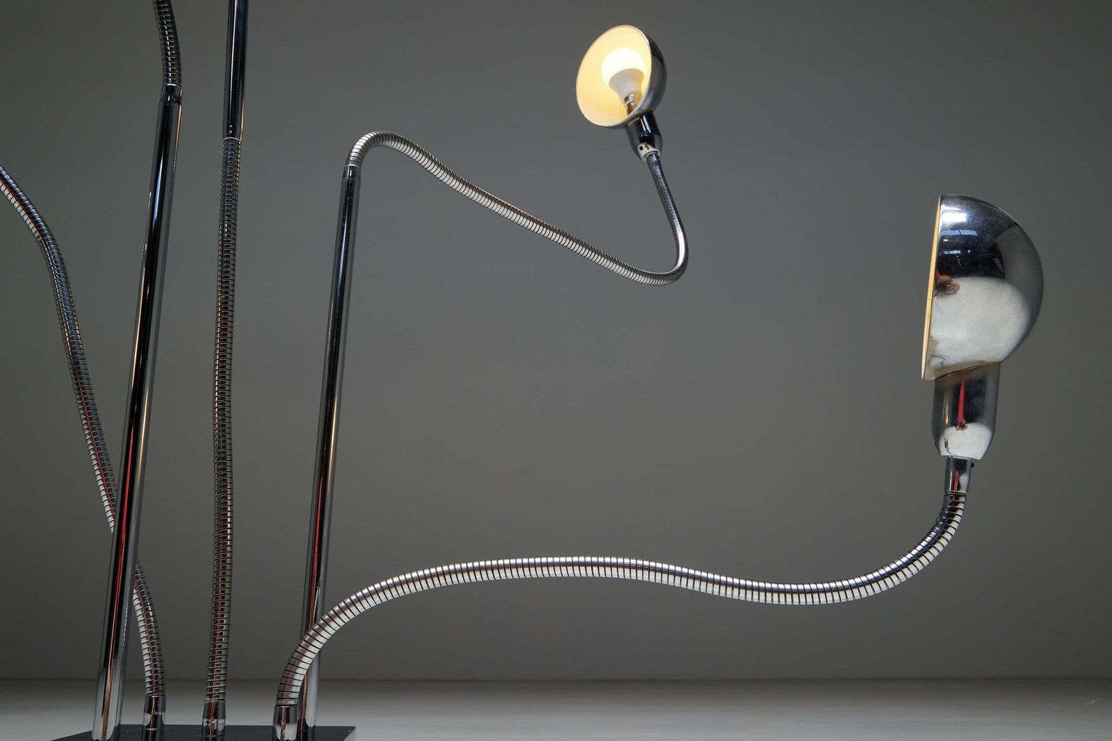 photo vintage Hydra Floor Lamp By Pierre Folie For Jacques Charpentier, France, 1970s