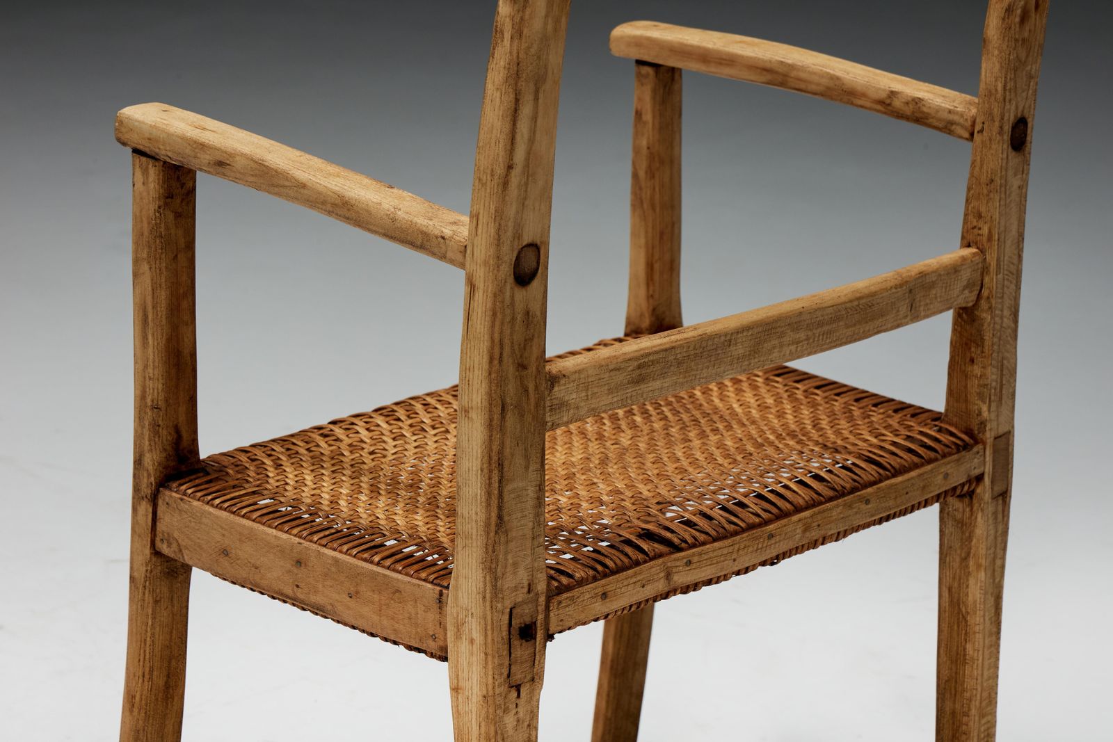 Rustic Wabi Sabi Armchair, France, 19th Century photo buy