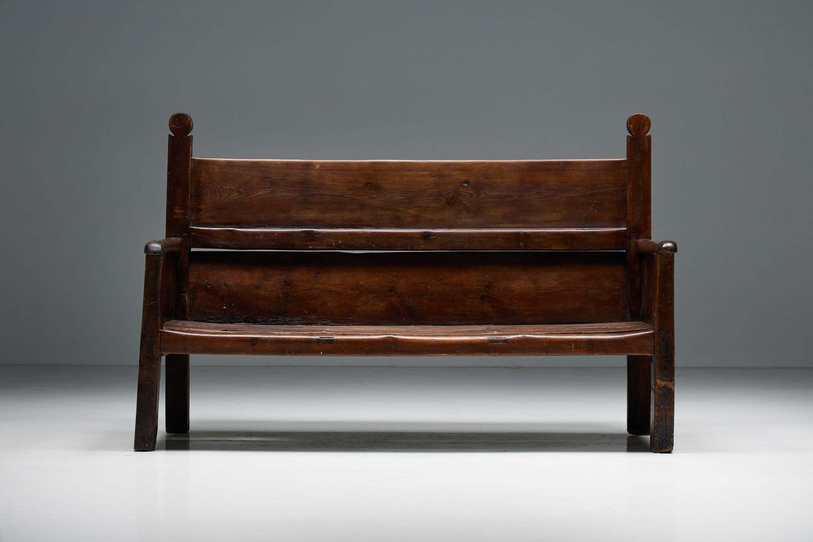 Art Populaire Bench, France, 19th Century photo vinterior