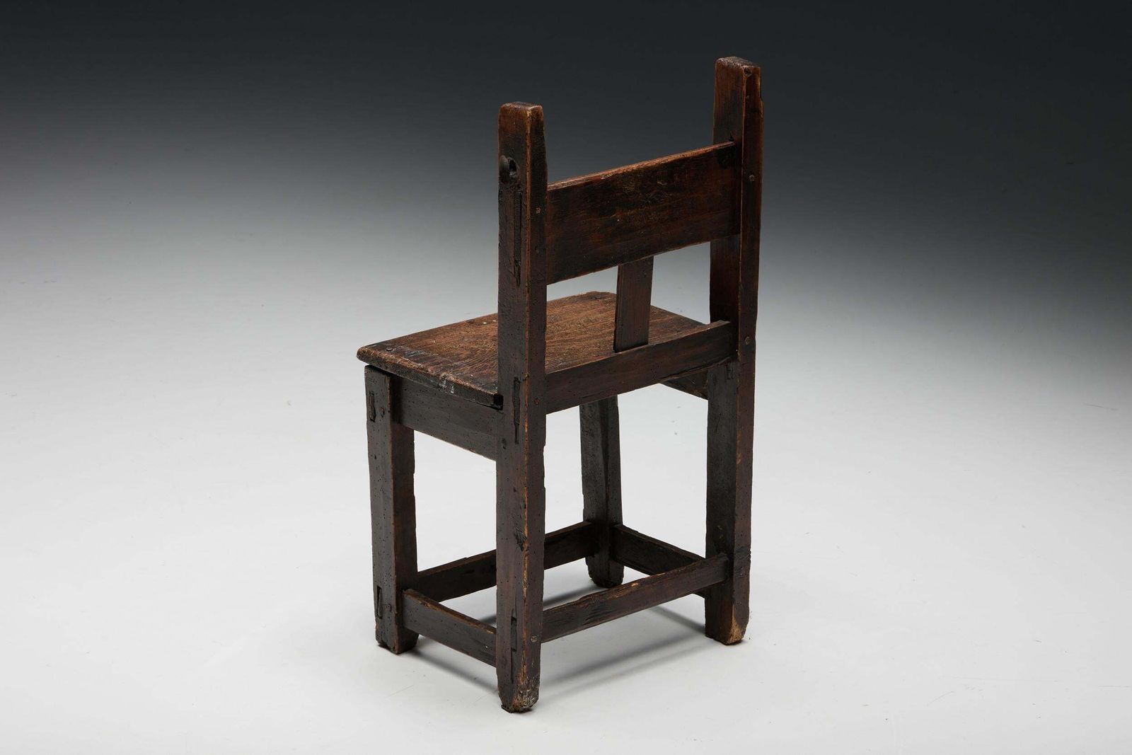 Rustic Wooden Chair, France, 19th Century photo Furniture