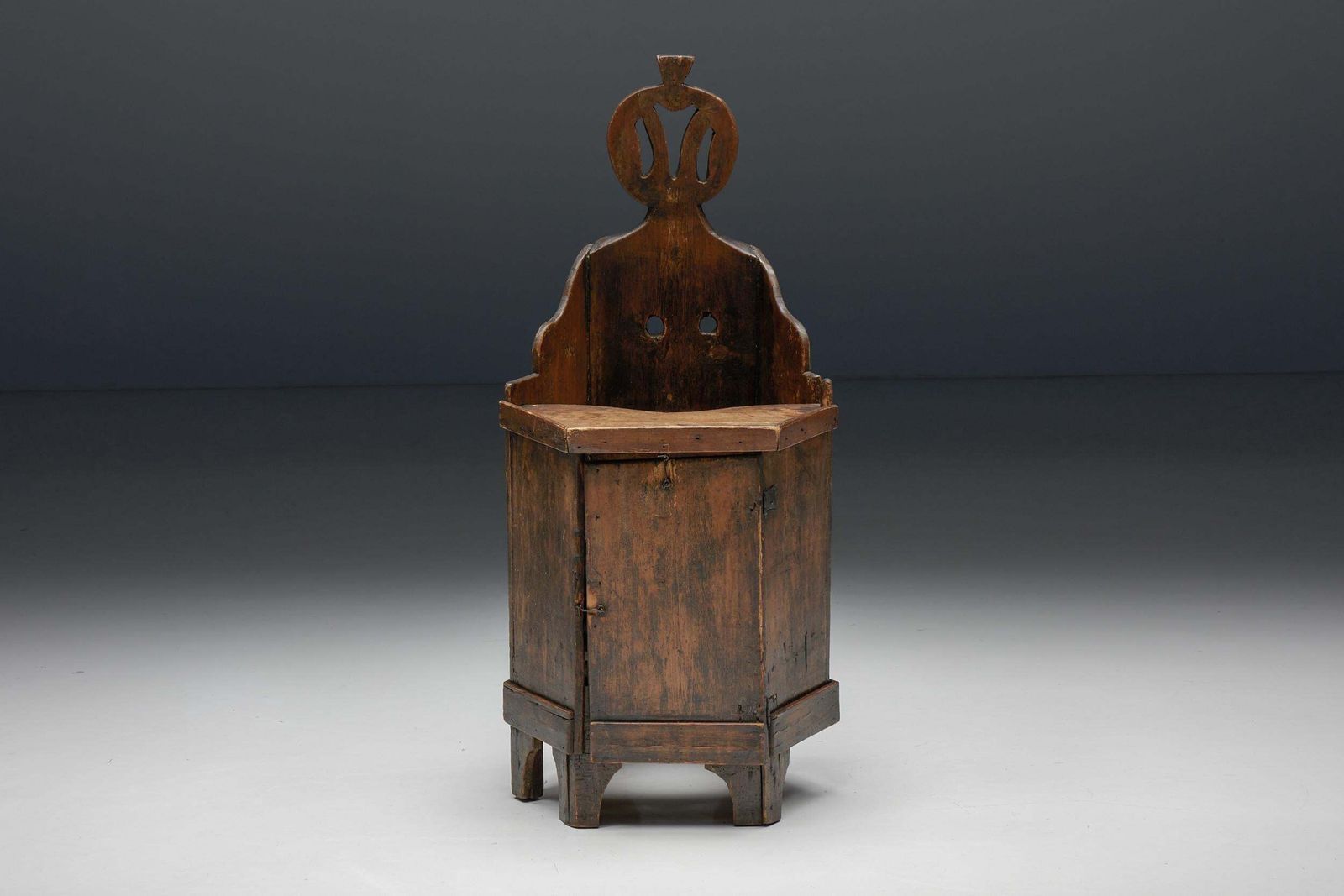 Robust Wooden Chair, France, 19th Century photo Furniture