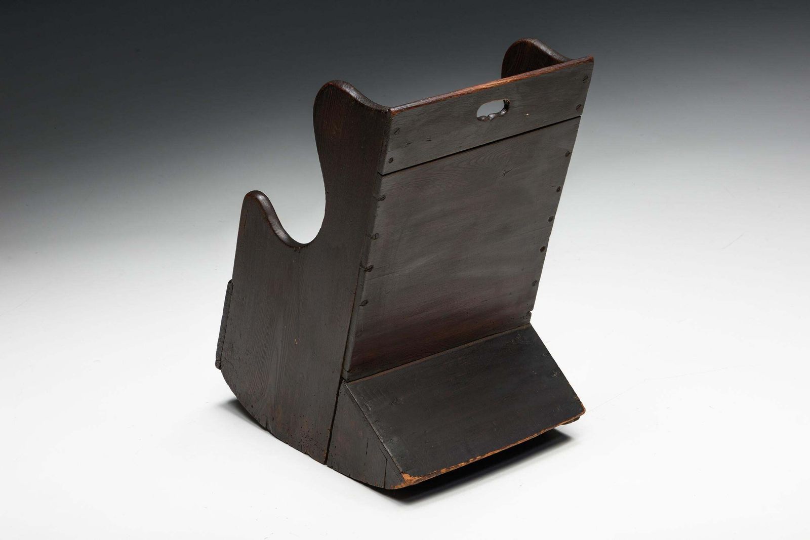 Curved Children's Rocking Chair, France, 19th Century photo Furniture