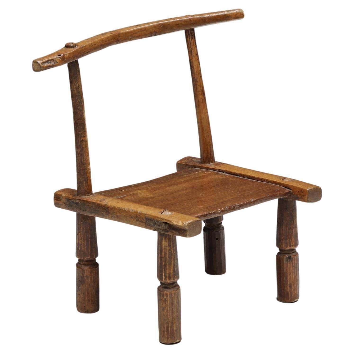 Organic Wabi Sabi Chair, France, 20th Century