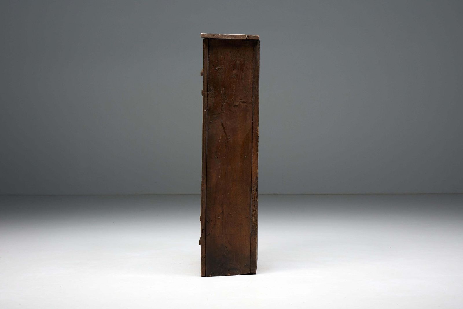 Travail Populaire Monoxylite Cupboard, France, 19th Century photo for sale