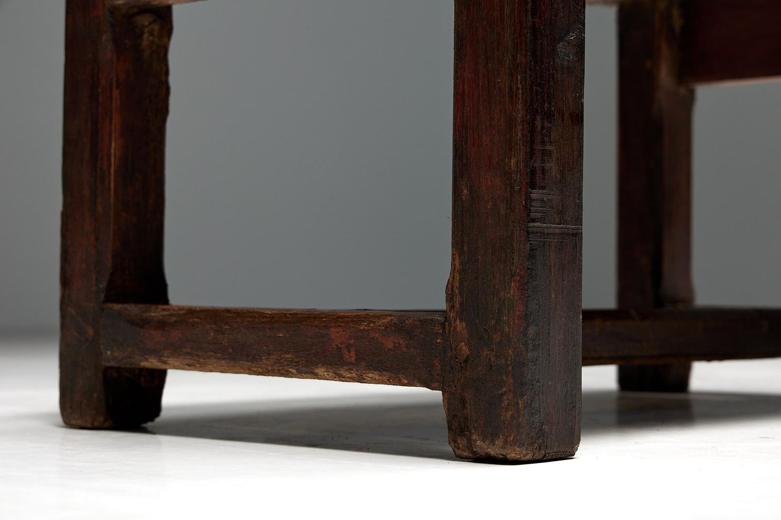 photo vinterior Naive Folk Art Bench, France, 19th Century