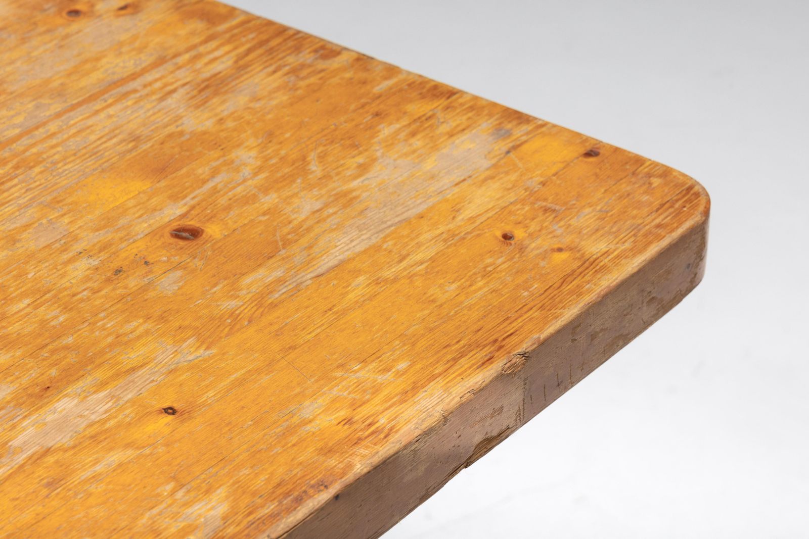 Square Table By Charlotte Perriand For 'Les Arcs', France, 1960s photo vintage