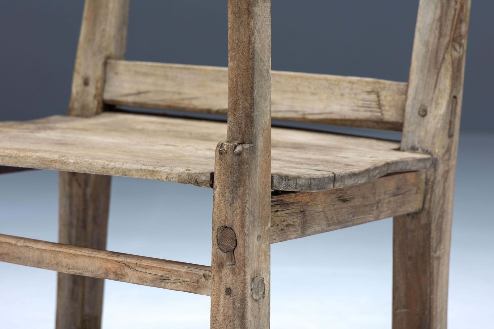 Furniture Rustic Art Populaire Armchair, France, 19th Century photo