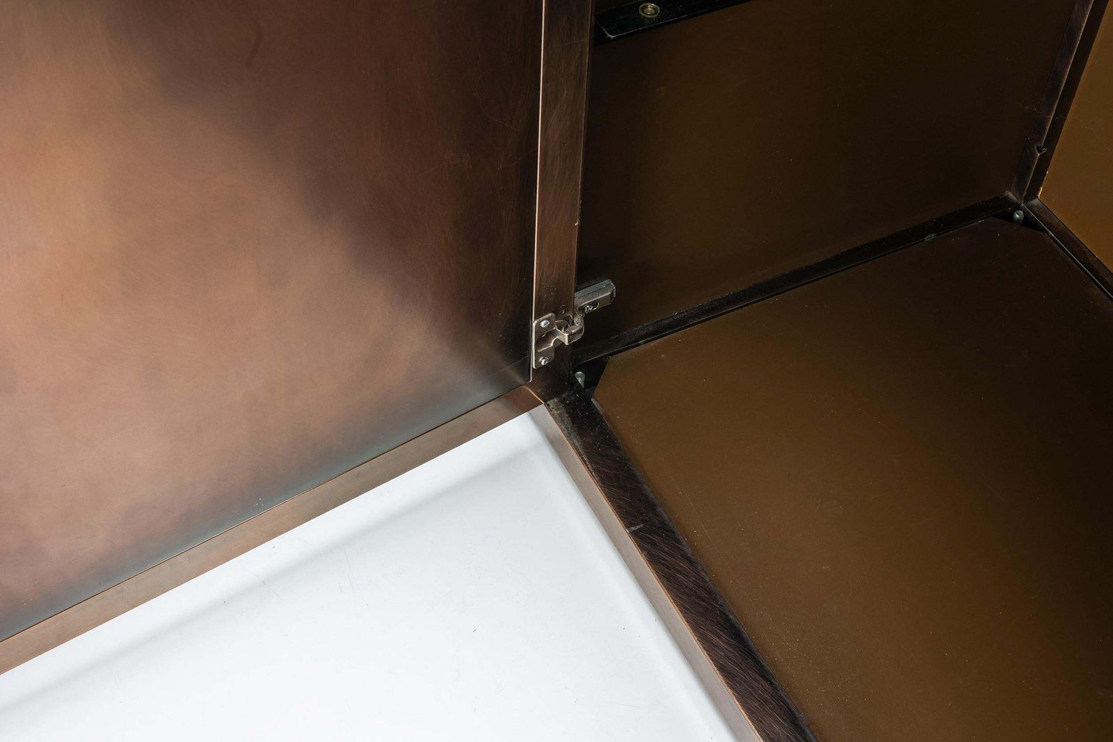 Hollywood Regency Bronze Credenza In The Style Of Maison Jansen, 1970 photo vintage