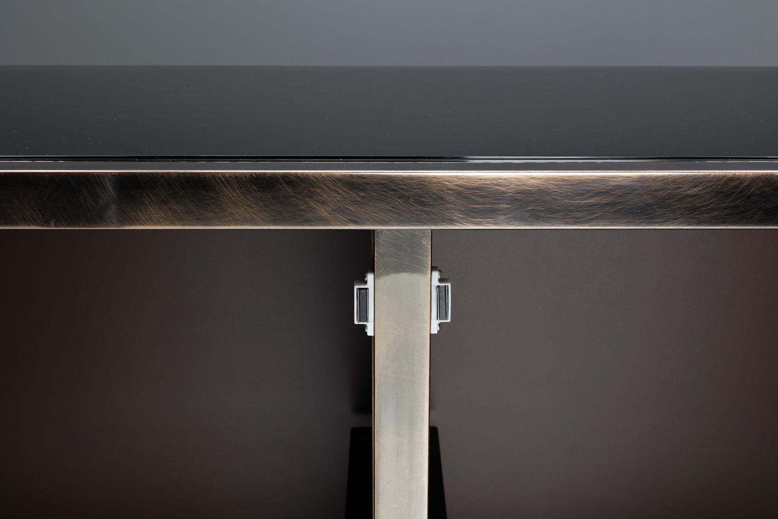 photo furniture Hollywood Regency Bronze Credenza In The Style Of Maison Jansen, 1970