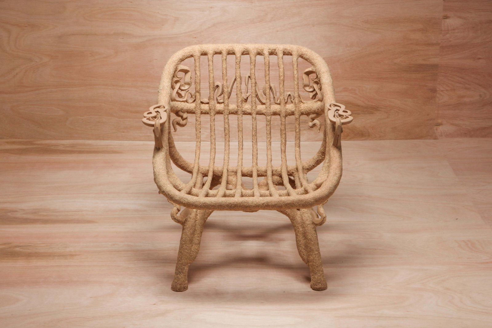 photo buy 'Goo Lounge Chair' Wooden Chair With Ornamental Features, Schimmel & Schweikle