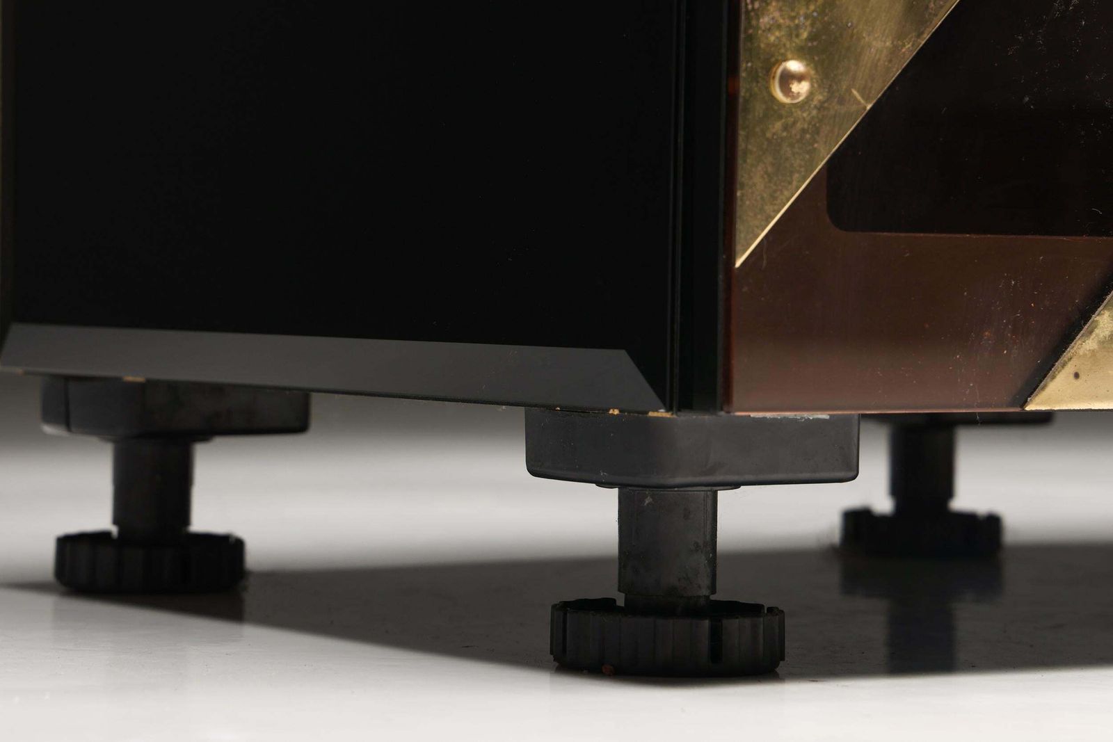 photo vinterior Black & Gold Hollywood Regency Sideboard, 2000s